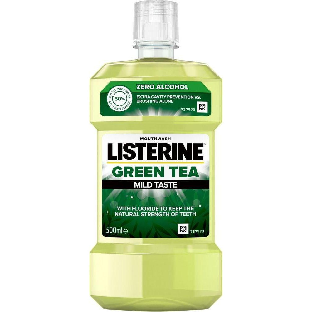 Listerine Ополаскиватель для полости рта Зеленый чай 500 ml (3574661253404) - зображення 1