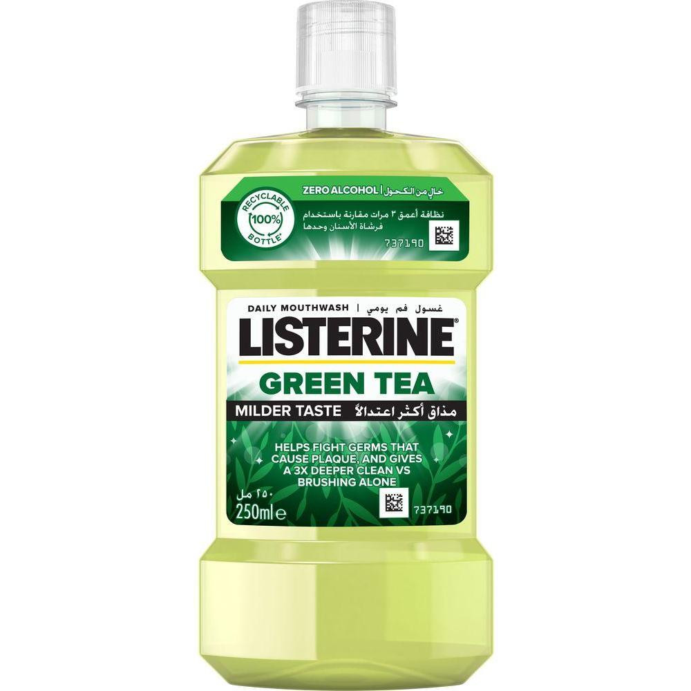 Listerine 250 ml Ополаскиватель для полости рта Зеленый чай (3574661253398) - зображення 1