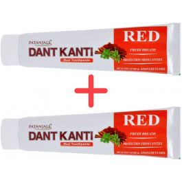   Patanjali Ayurved Зубна паста  Dant Kanti Red 100 г (8904109464874)