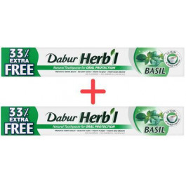   Dabur Зубная паста  Herb'l Базилик 75 г + 25 г (6291069701760)