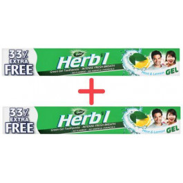   Dabur Зубная паста  Herb'l Свежий гель мята и лимон 60 г + 20 г (6291069701791)