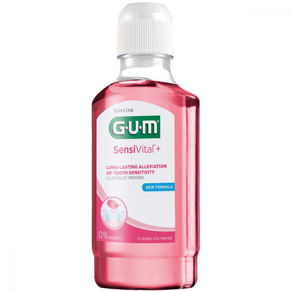 Sunstar GUM Ополаскиватель для полости рта  Sensivital+ 300 мл (7630019903011) - зображення 1