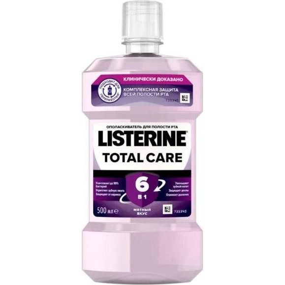 Listerine total care ополіскувач для ротової порожнини 500 мл - зображення 1