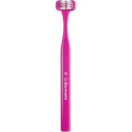 Dr. Barman's Зубна щітка  Superbrush Compact Тристороння М'яка Рожева (7032572876328-pink)