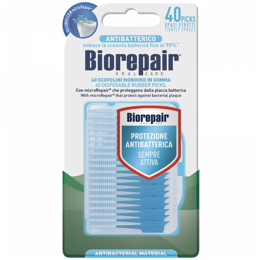 Biorepair Интердентальные силиконовые зубочистки  Oral Care Pro размер S, 40 шт - зображення 1