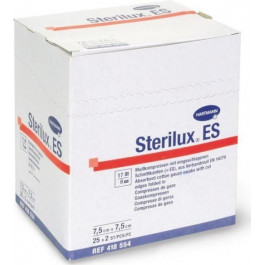   Hartmann Марлеві серветки Sterilux® ES, 7,5см х 7,5см, стерильні, 25х2шт