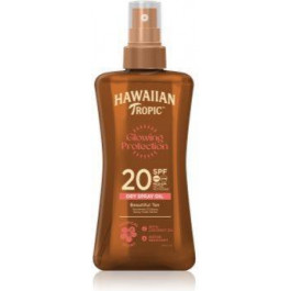   Hawaiian Tropic Glowing Protection Dry Oil Spray зволожуючий гель для замаги SPF 20 200 мл