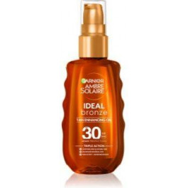   Garnier Ambre Solaire Ideal Bronze олійка для догляду та засмаги SPF 30 150 мл