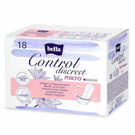   Bella Прокладки урологические  control discreet micro, 18 шт.