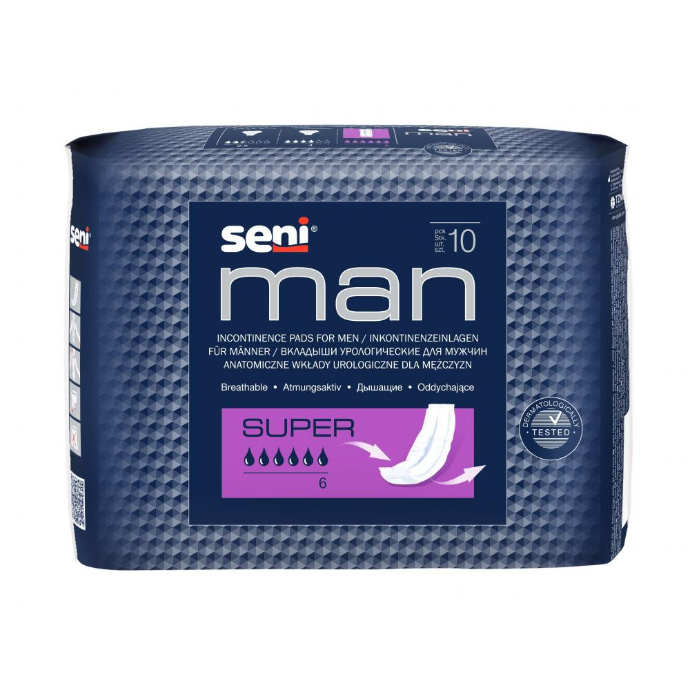 Seni Прокладки Man Super, 10 шт./уп. (-3121) - зображення 1