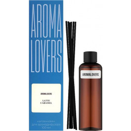   Aroma Lovers Наполнитель для аромадиффузора  Латте карамель 100 мл + палочки (ARL2100000032)