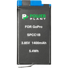   PowerPlant Аккумулятор для GoPro SPCC1B 1400mAh декодирован (CB970384)