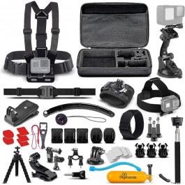   DigiNerds 50 in 1 Action Camera Accessory Kit Compatible with GoPro Hero11/10/9/8/7/6/5, GoPro Max, GoPro Fusi