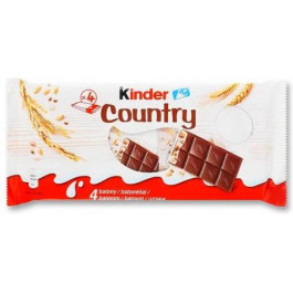   Kinder Шоколад молочний  «Кантрі» зі злаками, 94 г (8000500199985)