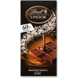   Lindt Шоколад темний  Lindor 60%, 100 г (8003340801070)