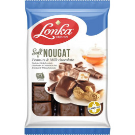   Lonka Цукерки  Soft Нуга в молочному шоколаді з арахісом 220 г (921331) (8713800133763)