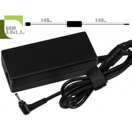   1StCharger для ноутбука Samsung 19V 60W 3.16A 3.0х1.0мм + каб.пит. (AC1STSA60WC)