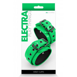   NS Novelties ELECTRA WRIST CUFFS GREEN (T280961)