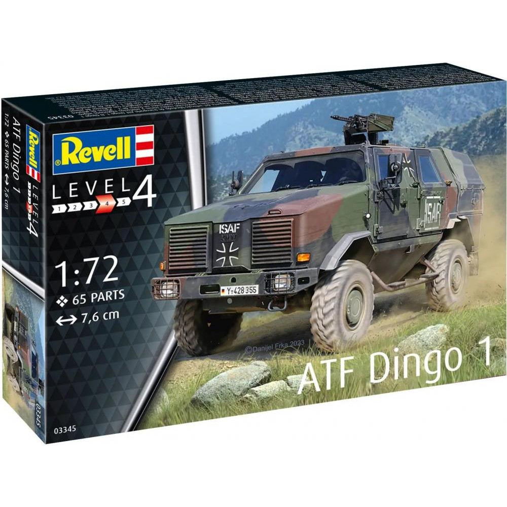 Revell Бронеавтомобіль ATF Dingo 1 рівень 4 масштаб 1:72 (RVL-03345) - зображення 1