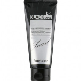   FarmStay Пенка для лица  Black Snail Deep Cleansing Foam с муцином черной улитки 180 мл (8809480770951)