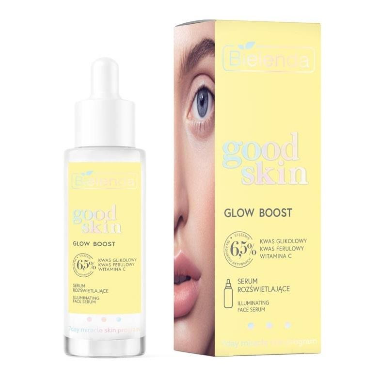 Bielenda Сироватка освітлююча  Good Skin Glow Boost Illuminating Face Serum з гліколевою кислотою, 30 г - зображення 1