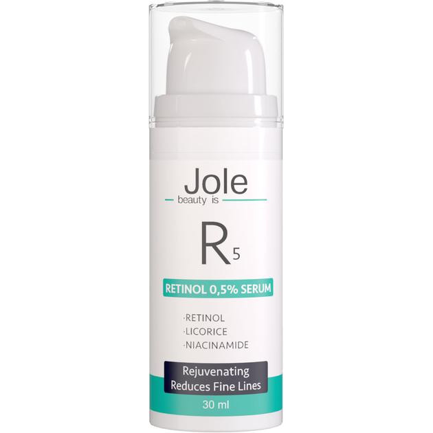 Jole Cosmetics Сыворотка для лица  Retinol 5 Serum с ретинолом 0.5%, ниацинамидом и центеллой 30 мл (4820243881367) - зображення 1