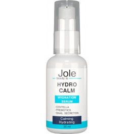   Jole Cosmetics Сыворотка для лица  Hydro+Calm Serum с муцином улитки, центеллой и пребиотиками 30 мл (4820243881374