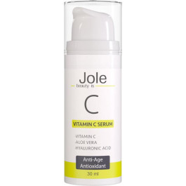   Jole Cosmetics Омолаживающая сыворотка  Vitamin С Serum с гиалуроновой кислотой и витамином С 30 мл (4820243880971)