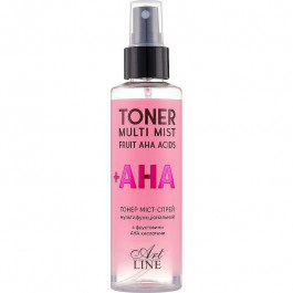   Art Line Тонер міст-спрей для обличчя  Toner Multi Mist Fruit AHA Acids 150 мл