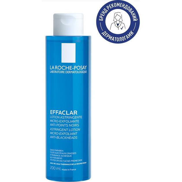 La Roche-Posay Лосьйон  Effaclar, для очищення і звуження пор, 200 мл - зображення 1