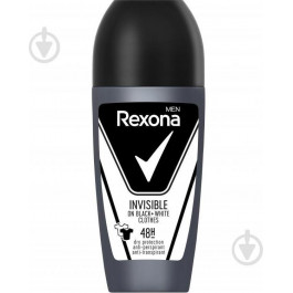   Rexona Антиперспірант для чоловіків  Невидимий на чорному та білому (кульковий) 50 мл (21145404)