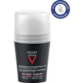   Vichy Дезодорант шариковый  Deo Anti-Transpirant 72H для мужчин 50 мл (3337871320362)