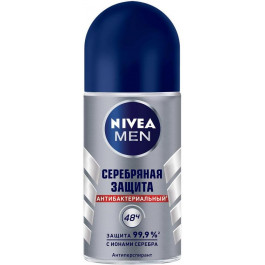   Nivea Дезодорант-антиперспирант  Men Серебряная защита антибактериальный с ионами серебра 50 мл (400580830