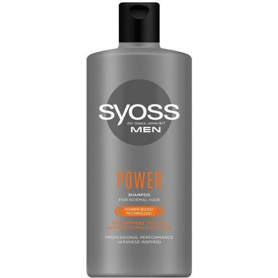 Syoss Шампунь  Men Power с Кофеином для нормальных волос 440 мл (9000101277395) - зображення 1