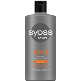   Syoss Шампунь  Men Power с Кофеином для нормальных волос 440 мл (9000101277395)