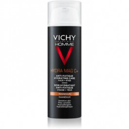   Vichy Homme Hydra-Mag C зволожуючий догляд проти ознак втоми для обличчя та шкіри навколо очей  50 мл