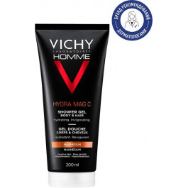   Vichy Гель для душа  Homme Тонизирующий для волос и тела 200 мл (3337871320355)