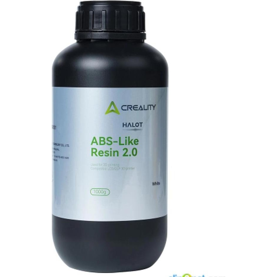 Creality Фотополімерна смола  HALOT ABS-Like Resin 2.0 1кг, біла (3302040026) - зображення 1