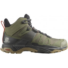   Salomon X Ultra 4 MID Gore-Tex. Оливково-чорний. Розмір 44 2/3 (417398/44/2/3)