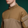 UkrArmor Core Combat Shirt, довгий рукав, комбіновані матеріали. Койот. S (300881/S) - зображення 3