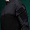 UkrArmor Core Combat Shirt, довгий рукав, комбіновані матеріали. Чорний. L (500881/L) - зображення 3