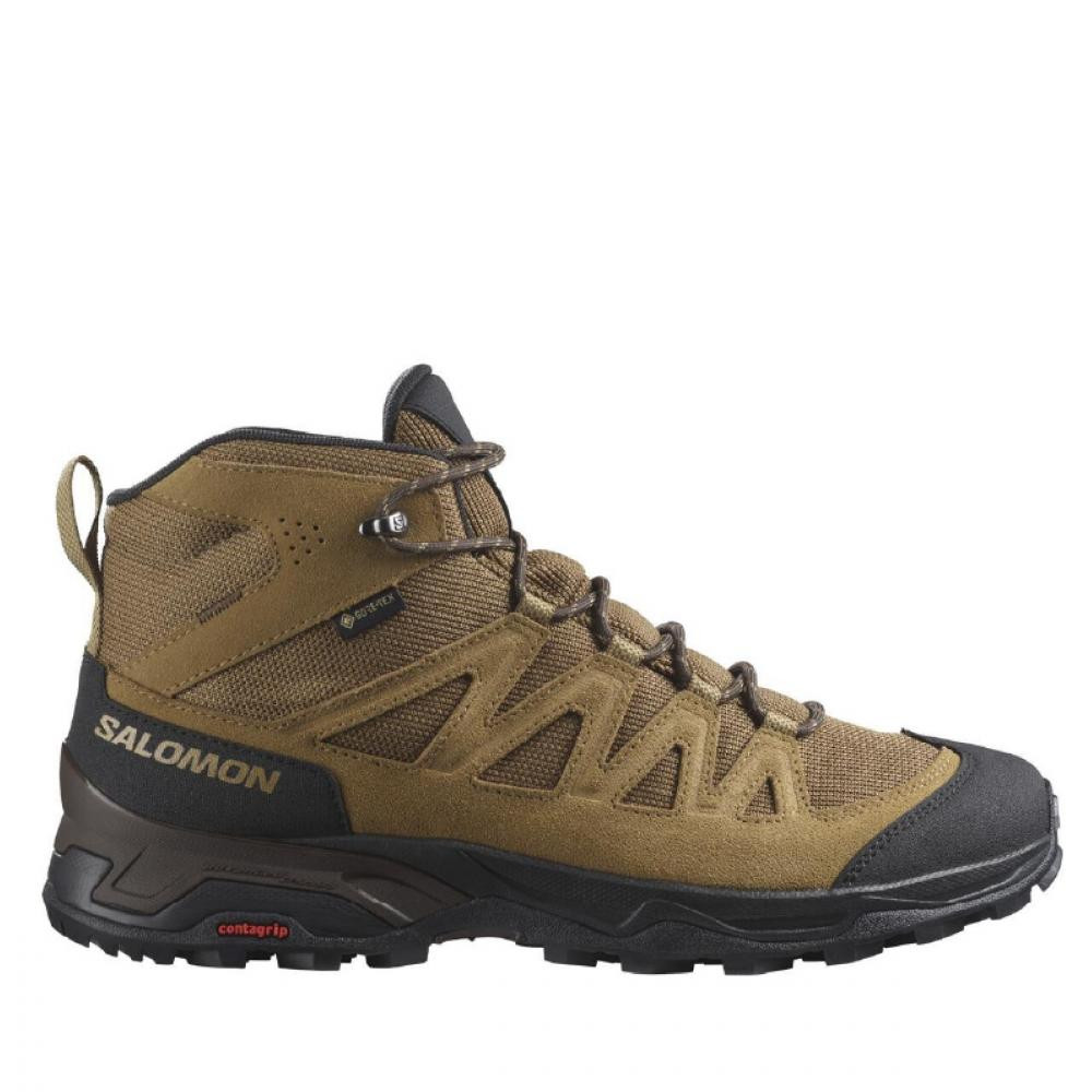 Salomon X Ward Leather MID Gore-Tex. Койот. Розмір 45 1/3 (471818/45/1/3) - зображення 1