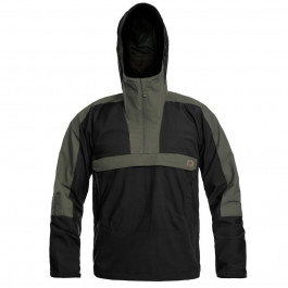   Helikon-Tex Woodsman Anorak - Black/Taiga Green (KU-WDN-DC-0109A-B08)