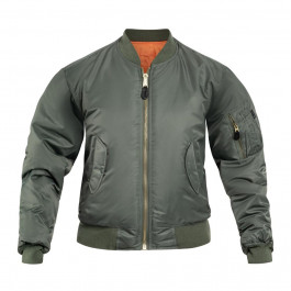   Mil-Tec Куртка Бомбер льотна US BASIC MA1® FLIGHT JACKET Оливкова M (10402001-903)