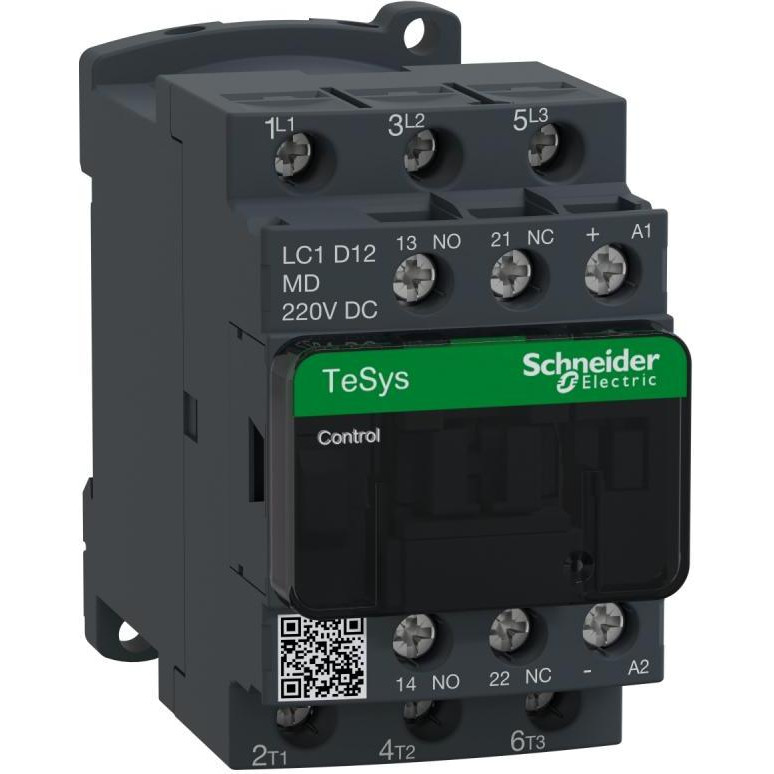 Schneider Electric TeSys LC1D 3P 12А 220В DC (LC1D12MD) - зображення 1