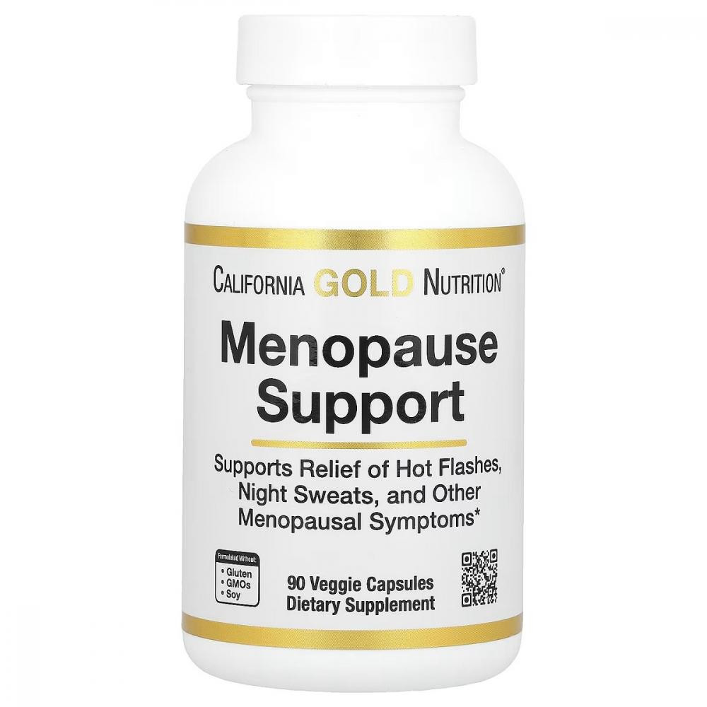 California Gold Nutrition Добавка для підтримки під час менопаузи (Menopause support) 90 капсул - зображення 1