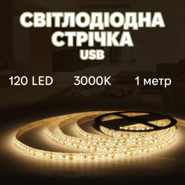   INSPIRE USB 5V 8W 3000К 1m 120LED (J1M120)