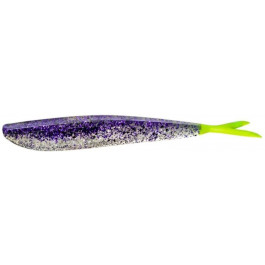   Lunker City Fin-S Fish 4" / 281 Purple Ice Chartreuse Tail