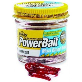   Berkley Powerbait Maxi Blood Worms / red