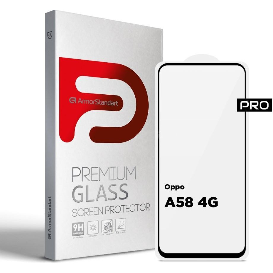 ArmorStandart Скло захисне  Pro Oppo A58 4G Black (ARM66487) - зображення 1